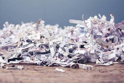 Recycling Shredded Papers